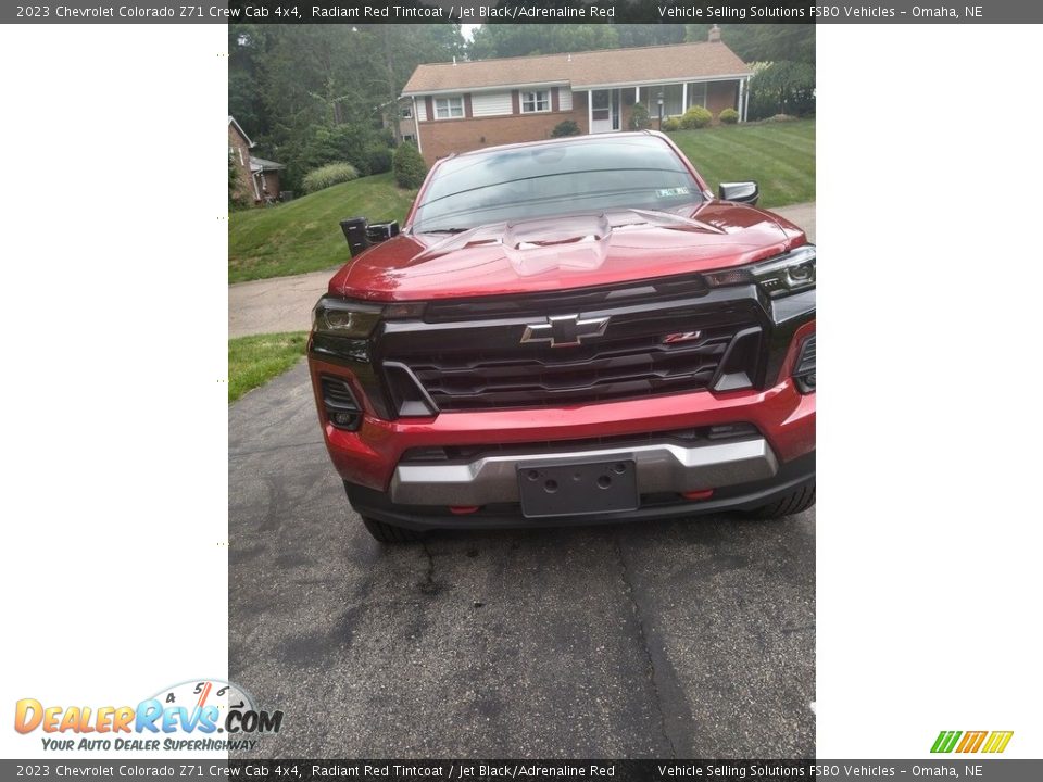 2023 Chevrolet Colorado Z71 Crew Cab 4x4 Radiant Red Tintcoat / Jet Black/Adrenaline Red Photo #2