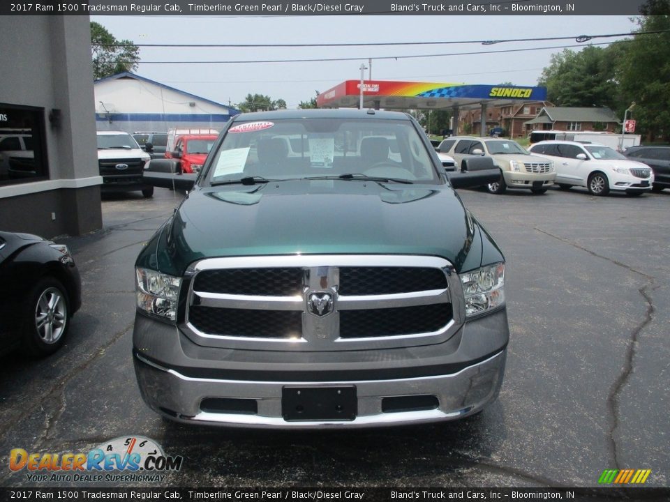 2017 Ram 1500 Tradesman Regular Cab Timberline Green Pearl / Black/Diesel Gray Photo #20