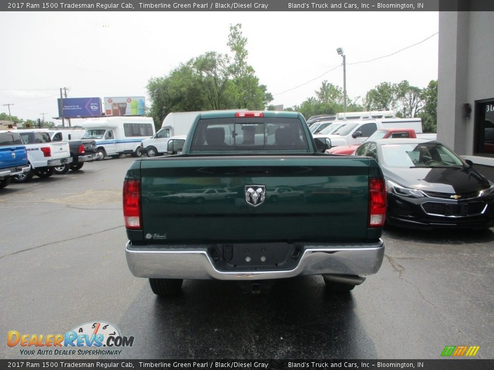 2017 Ram 1500 Tradesman Regular Cab Timberline Green Pearl / Black/Diesel Gray Photo #21