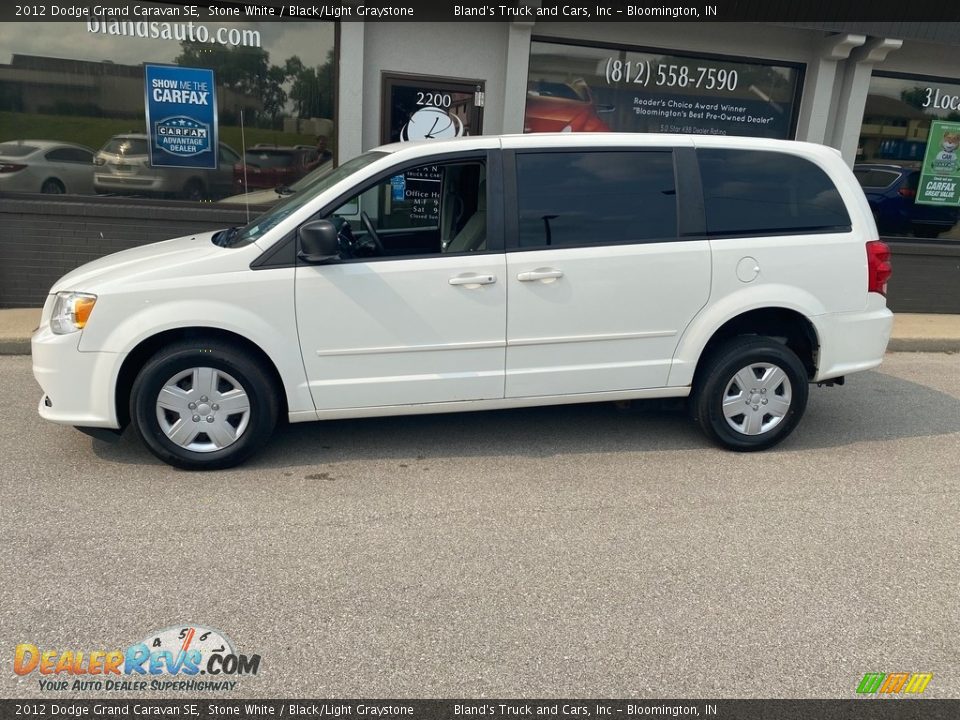 2012 Dodge Grand Caravan SE Stone White / Black/Light Graystone Photo #1