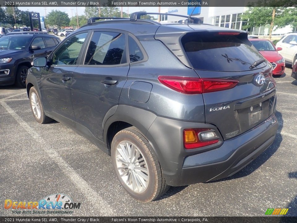 2021 Hyundai Kona SEL AWD Thunder Gray / Black Photo #2