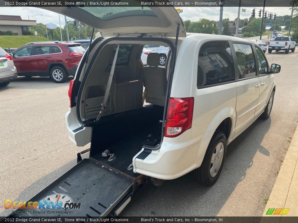 2012 Dodge Grand Caravan SE Stone White / Black/Light Graystone Photo #3