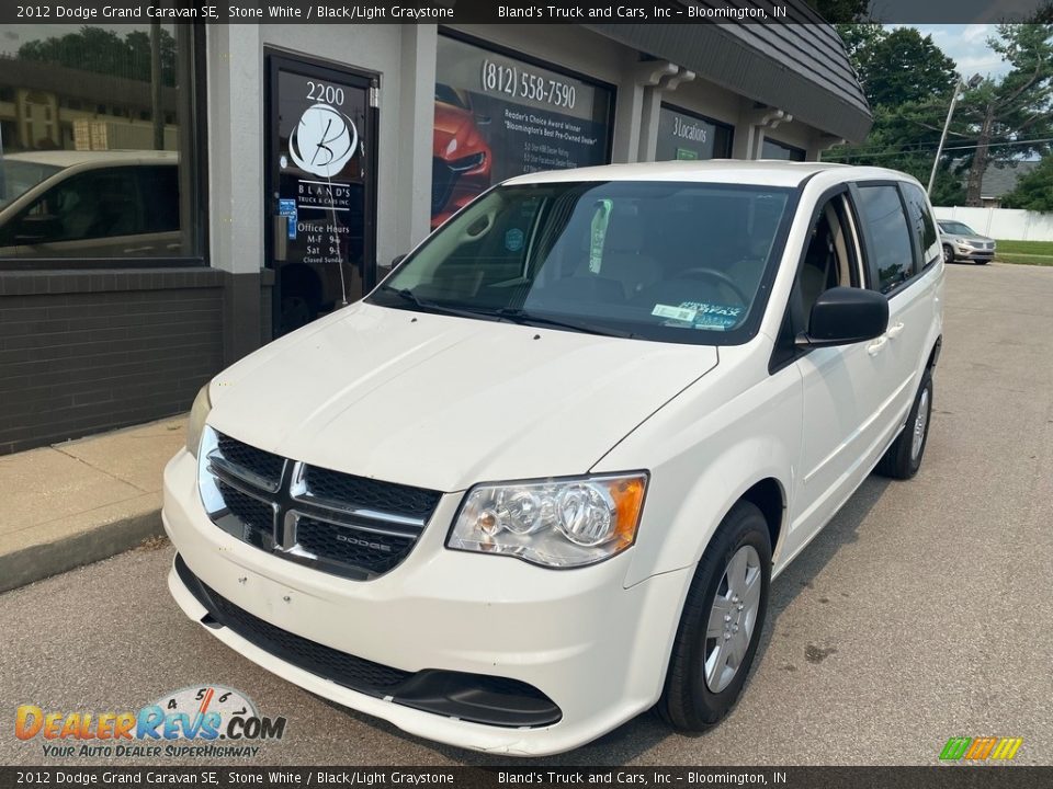 2012 Dodge Grand Caravan SE Stone White / Black/Light Graystone Photo #5