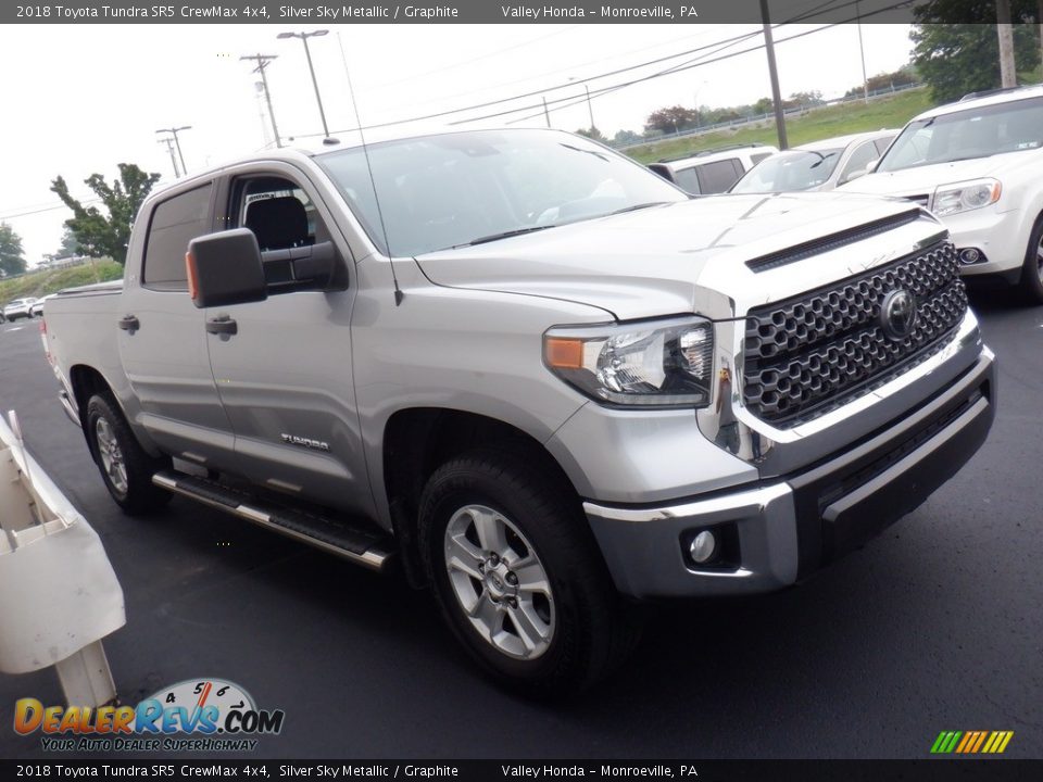 Silver Sky Metallic 2018 Toyota Tundra SR5 CrewMax 4x4 Photo #6