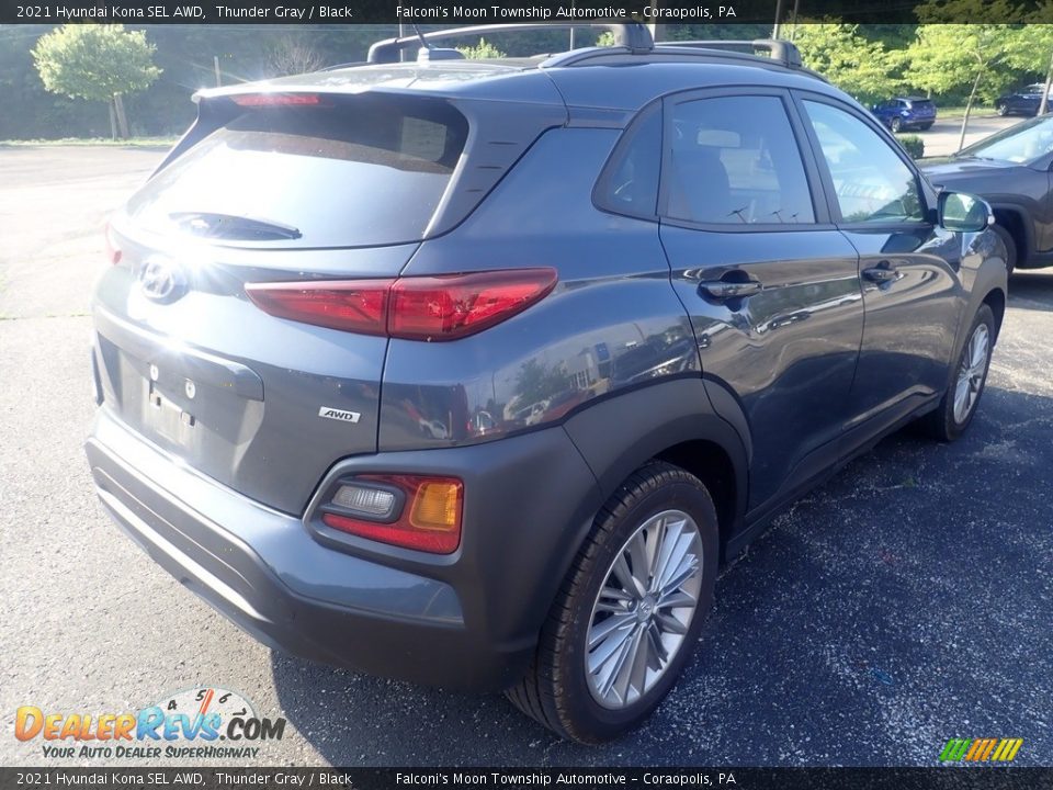 2021 Hyundai Kona SEL AWD Thunder Gray / Black Photo #4