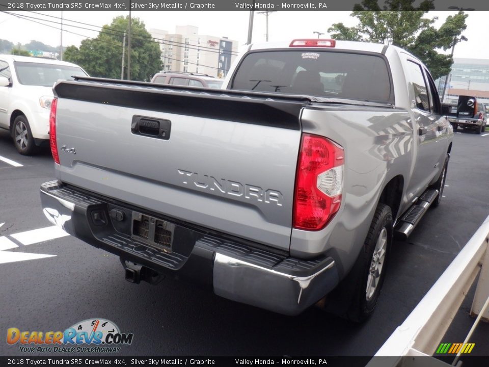 Silver Sky Metallic 2018 Toyota Tundra SR5 CrewMax 4x4 Photo #7