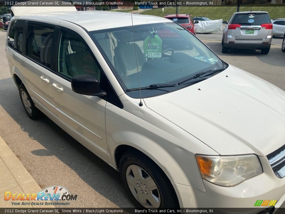 2012 Dodge Grand Caravan SE Stone White / Black/Light Graystone Photo #18