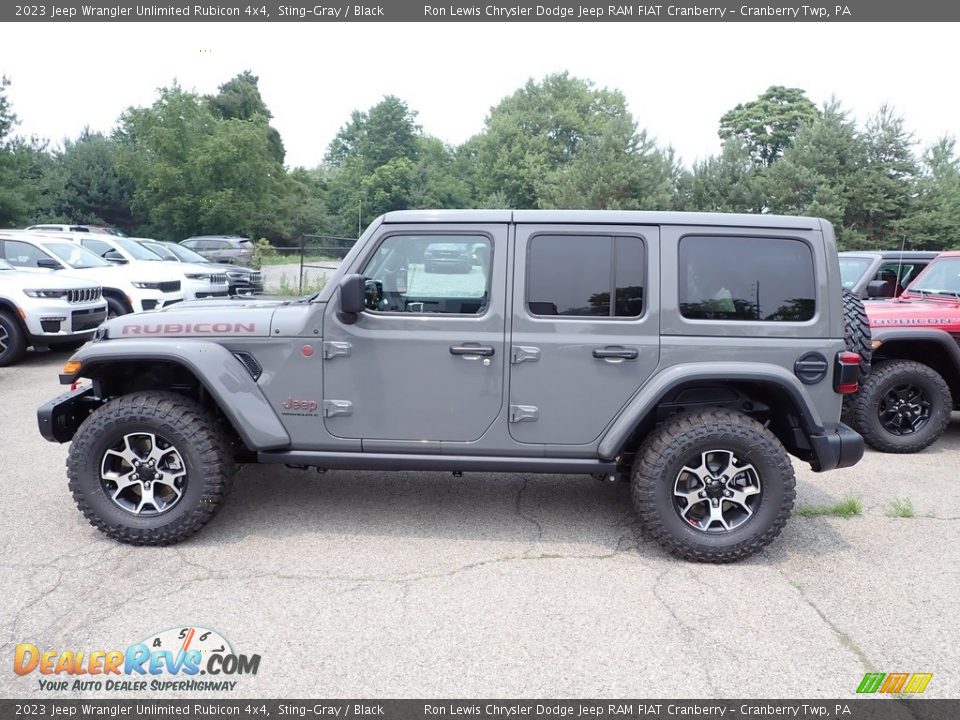 Sting-Gray 2023 Jeep Wrangler Unlimited Rubicon 4x4 Photo #2