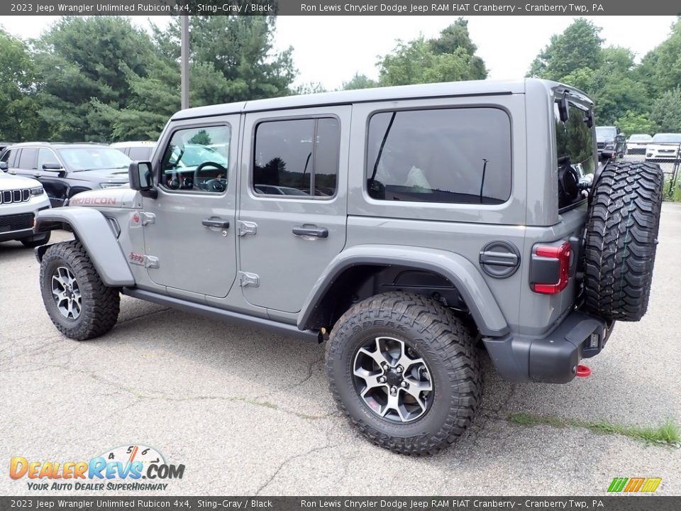 Sting-Gray 2023 Jeep Wrangler Unlimited Rubicon 4x4 Photo #3