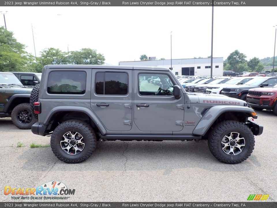 Sting-Gray 2023 Jeep Wrangler Unlimited Rubicon 4x4 Photo #6