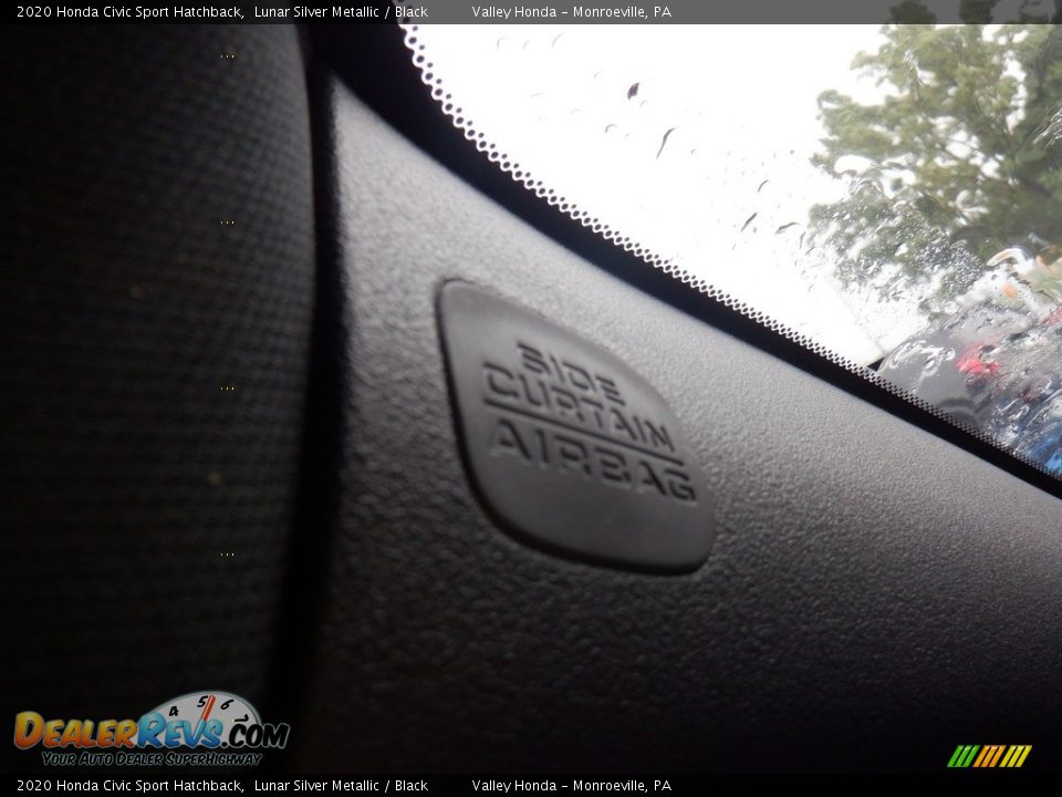 2020 Honda Civic Sport Hatchback Lunar Silver Metallic / Black Photo #13