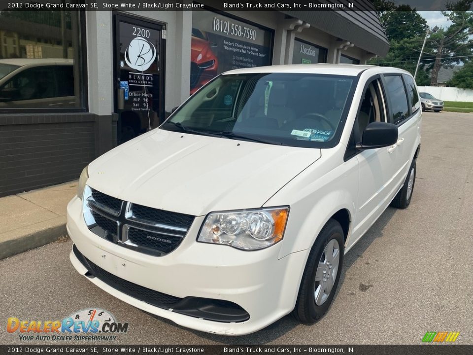 2012 Dodge Grand Caravan SE Stone White / Black/Light Graystone Photo #24