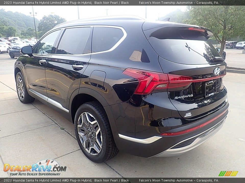 2023 Hyundai Santa Fe Hybrid Limited AWD Plug-In Hybrid Black Noir Pearl / Black Photo #5