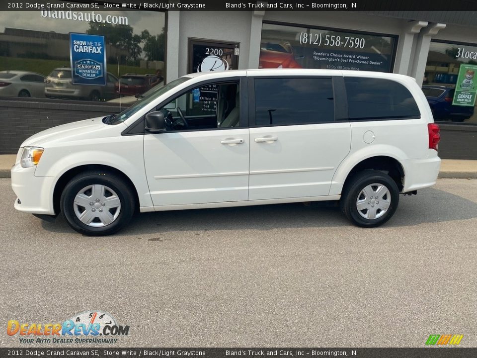 2012 Dodge Grand Caravan SE Stone White / Black/Light Graystone Photo #25