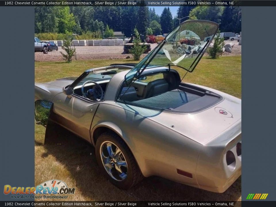 1982 Chevrolet Corvette Collector Edition Hatchback Silver Beige / Silver Beige Photo #3