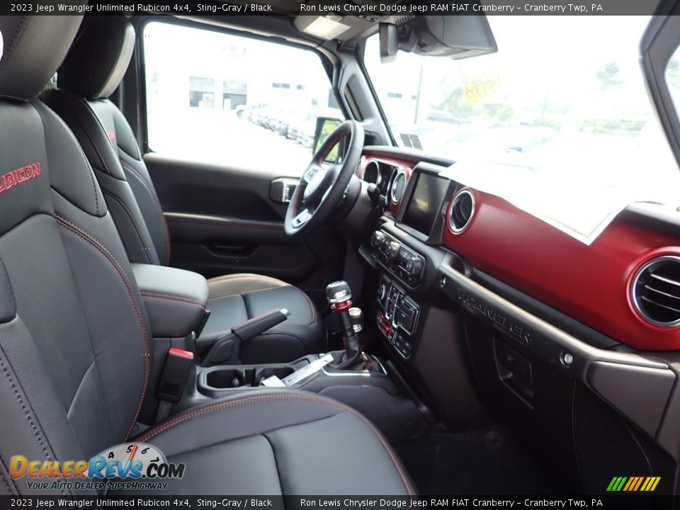 Front Seat of 2023 Jeep Wrangler Unlimited Rubicon 4x4 Photo #10