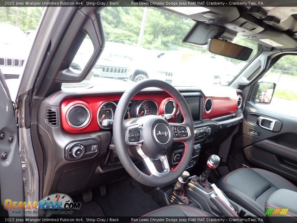 Front Seat of 2023 Jeep Wrangler Unlimited Rubicon 4x4 Photo #12