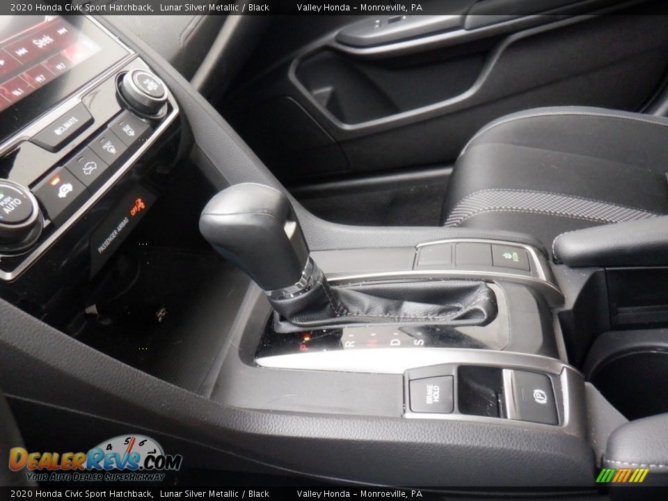 2020 Honda Civic Sport Hatchback Lunar Silver Metallic / Black Photo #19