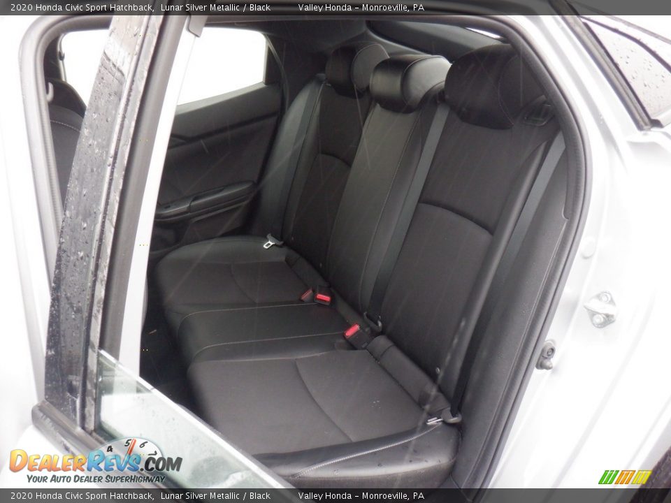 2020 Honda Civic Sport Hatchback Lunar Silver Metallic / Black Photo #24