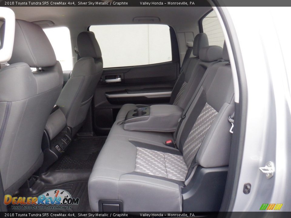 Rear Seat of 2018 Toyota Tundra SR5 CrewMax 4x4 Photo #31