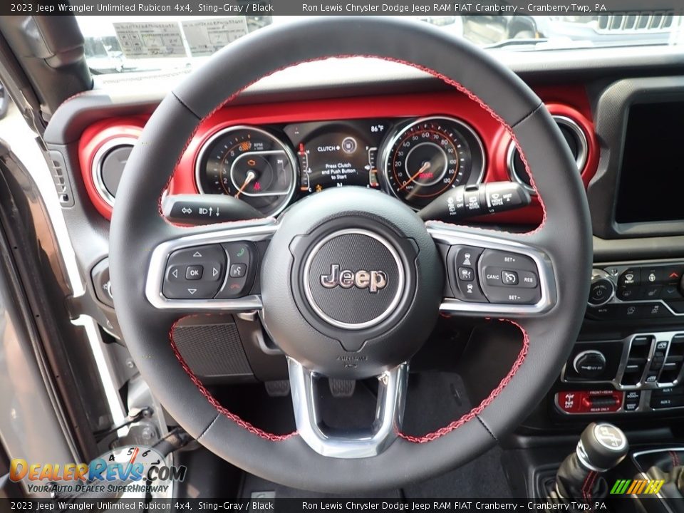 2023 Jeep Wrangler Unlimited Rubicon 4x4 Steering Wheel Photo #18