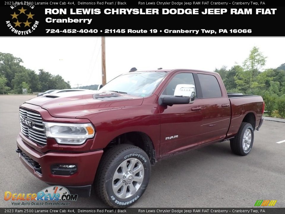 2023 Ram 2500 Laramie Crew Cab 4x4 Delmonico Red Pearl / Black Photo #1