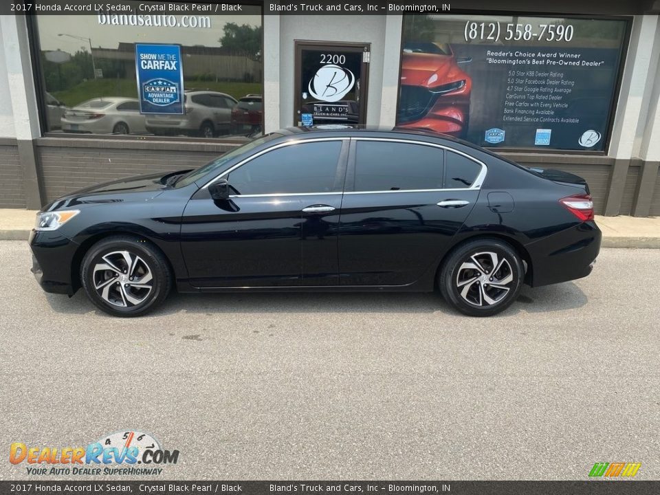 2017 Honda Accord LX Sedan Crystal Black Pearl / Black Photo #1