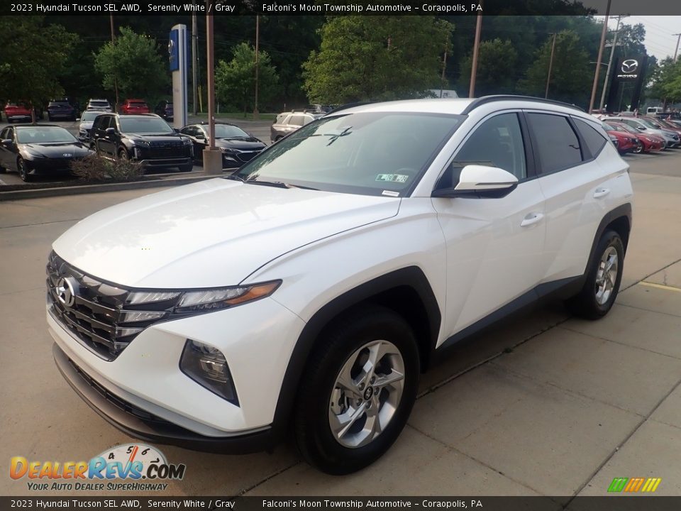 2023 Hyundai Tucson SEL AWD Serenity White / Gray Photo #7