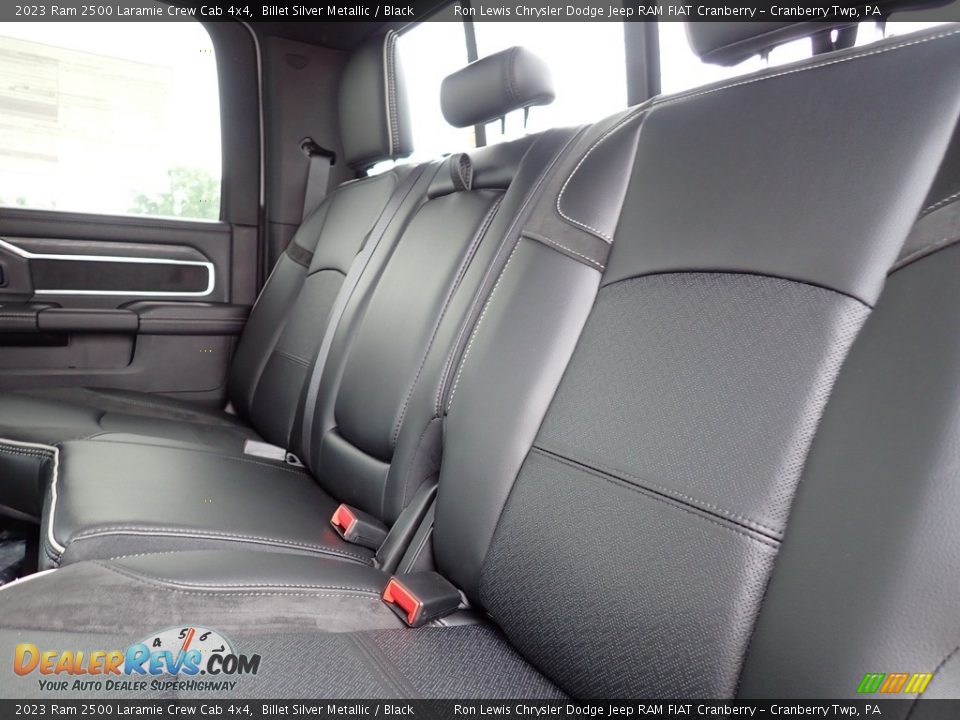 Rear Seat of 2023 Ram 2500 Laramie Crew Cab 4x4 Photo #12