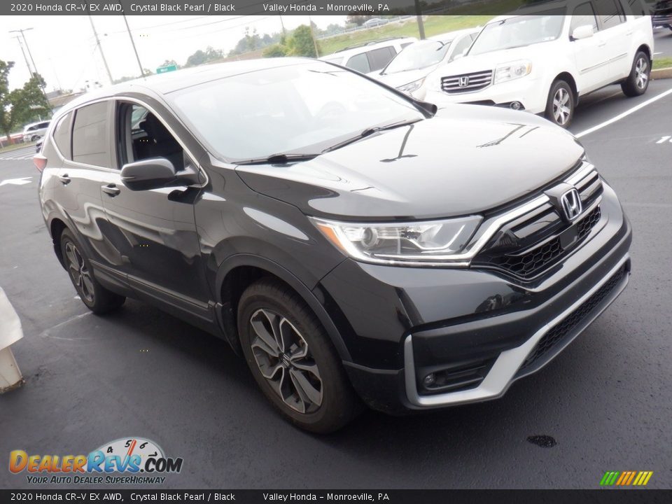 2020 Honda CR-V EX AWD Crystal Black Pearl / Black Photo #3