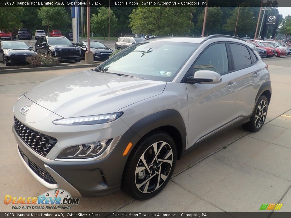 2023 Hyundai Kona Limited AWD Cyber Silver / Black Photo #7