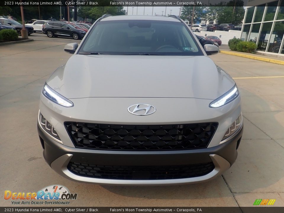 2023 Hyundai Kona Limited AWD Cyber Silver / Black Photo #8