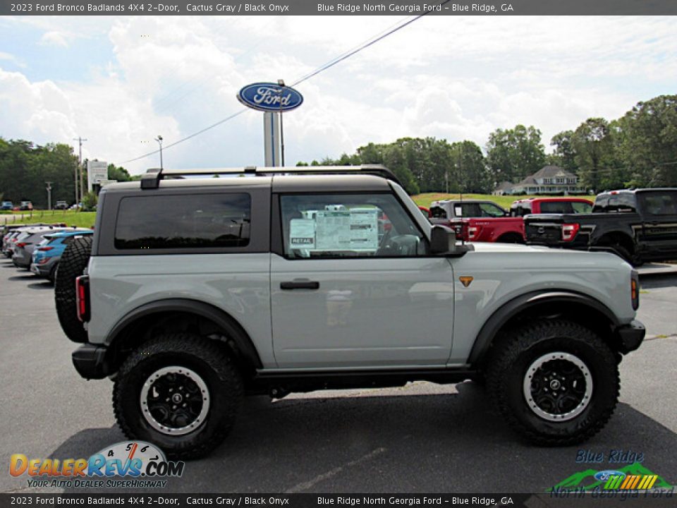 2023 Ford Bronco Badlands 4X4 2-Door Cactus Gray / Black Onyx Photo #6