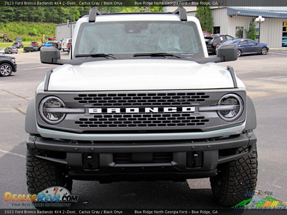 2023 Ford Bronco Badlands 4X4 2-Door Cactus Gray / Black Onyx Photo #8