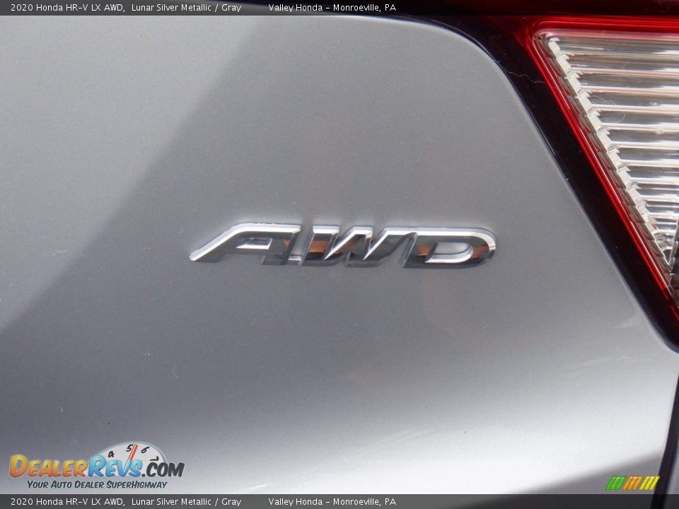 2020 Honda HR-V LX AWD Lunar Silver Metallic / Gray Photo #6
