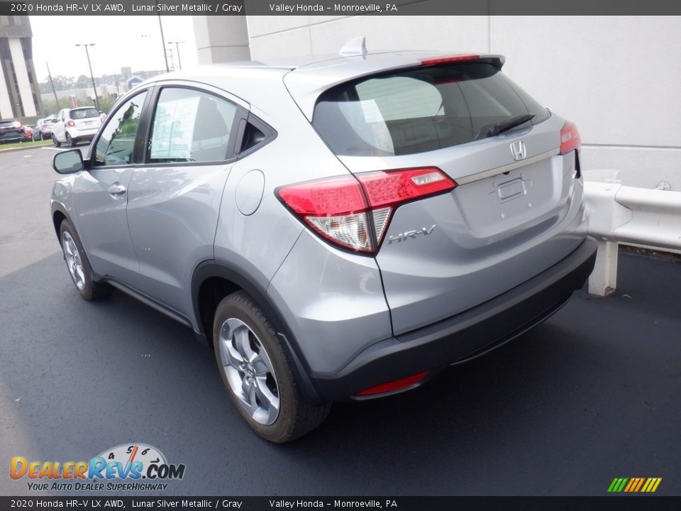 2020 Honda HR-V LX AWD Lunar Silver Metallic / Gray Photo #8