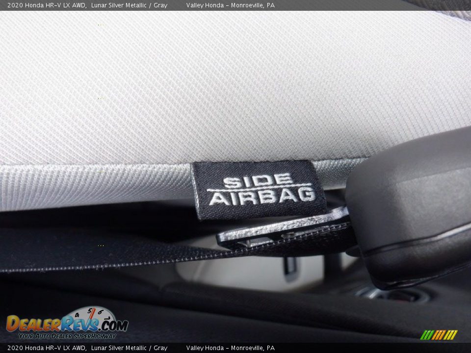 2020 Honda HR-V LX AWD Lunar Silver Metallic / Gray Photo #13