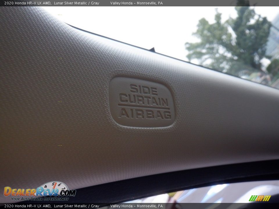2020 Honda HR-V LX AWD Lunar Silver Metallic / Gray Photo #14