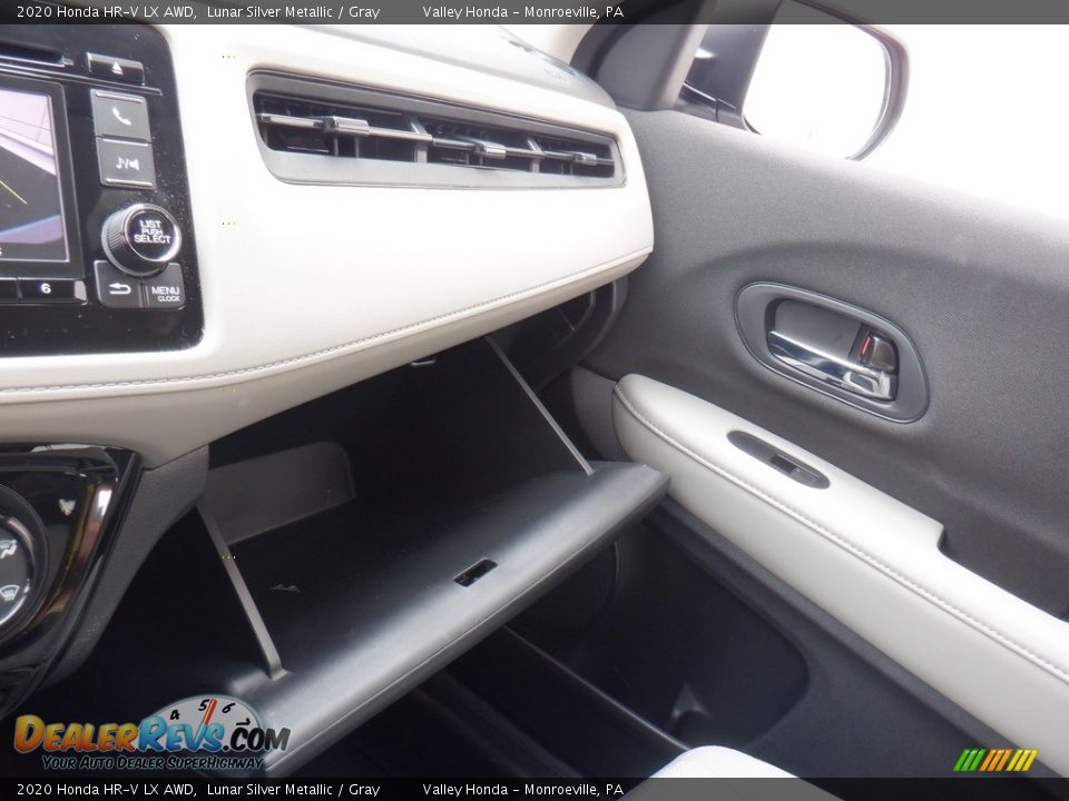 2020 Honda HR-V LX AWD Lunar Silver Metallic / Gray Photo #21