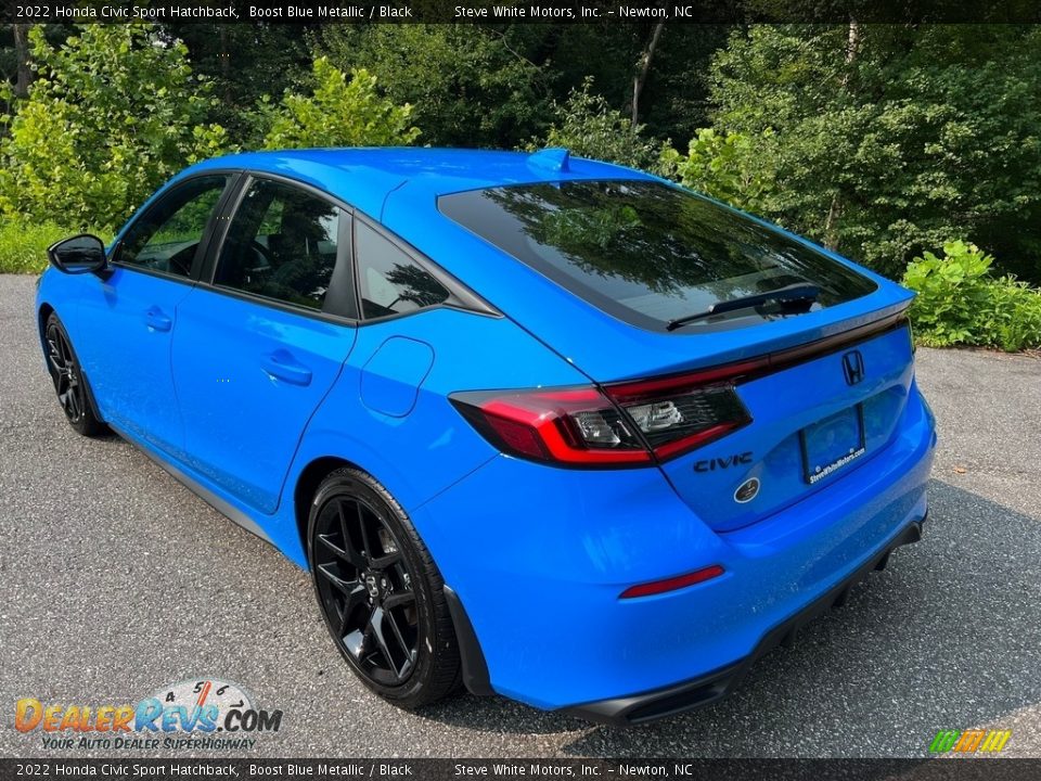 Boost Blue Metallic 2022 Honda Civic Sport Hatchback Photo #9