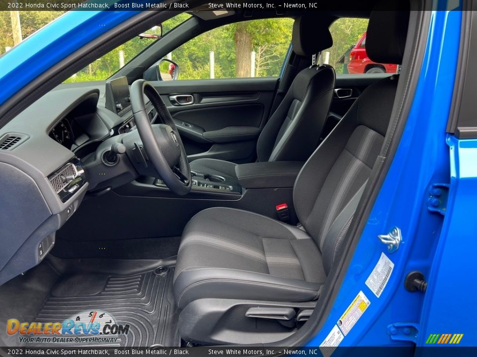 Front Seat of 2022 Honda Civic Sport Hatchback Photo #11