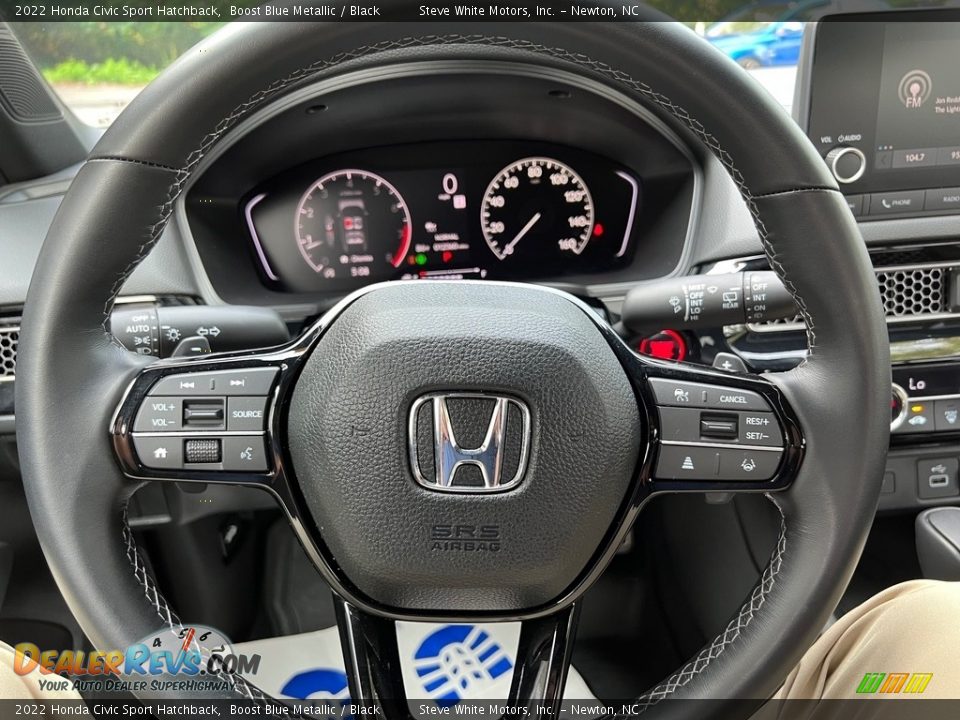 2022 Honda Civic Sport Hatchback Steering Wheel Photo #18