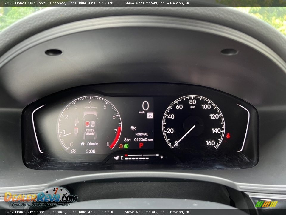 2022 Honda Civic Sport Hatchback Gauges Photo #19