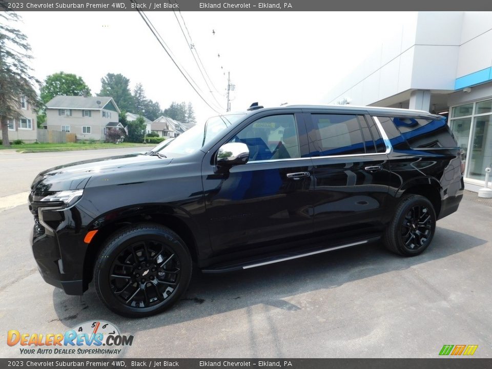 Black 2023 Chevrolet Suburban Premier 4WD Photo #1