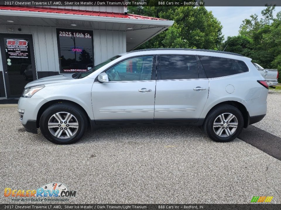 2017 Chevrolet Traverse LT AWD Silver Ice Metallic / Dark Titanium/Light Titanium Photo #1