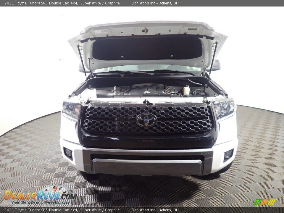 2021 Toyota Tundra SR5 Double Cab 4x4 Super White / Graphite Photo #5