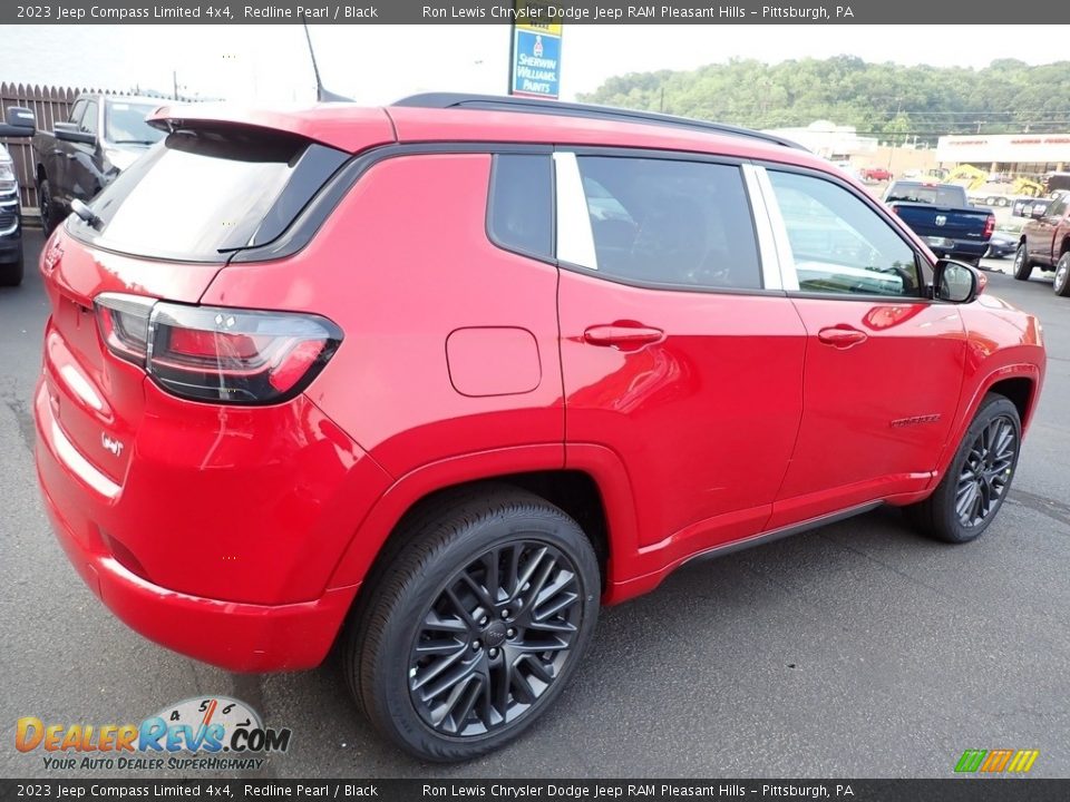 2023 Jeep Compass Limited 4x4 Redline Pearl / Black Photo #6