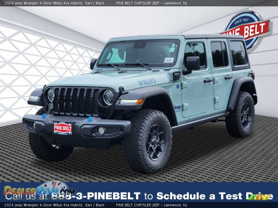 2024 Jeep Wrangler 4-Door Willys 4xe Hybrid Earl / Black Photo #1