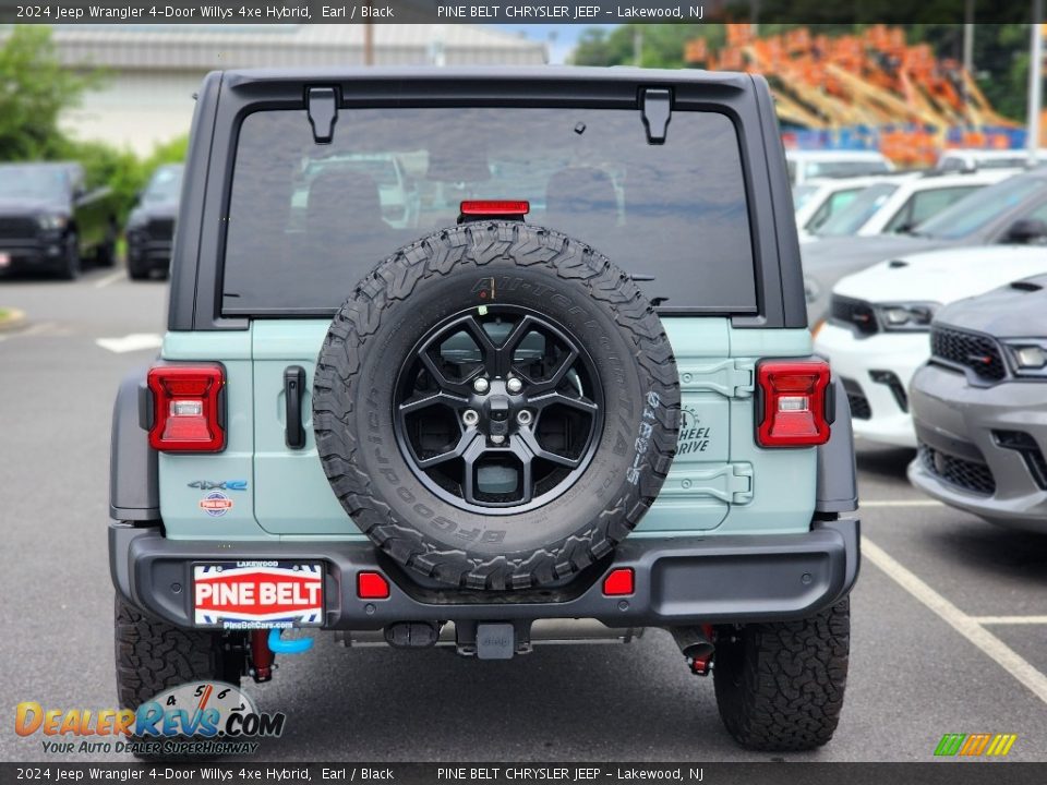 2024 Jeep Wrangler 4-Door Willys 4xe Hybrid Earl / Black Photo #4