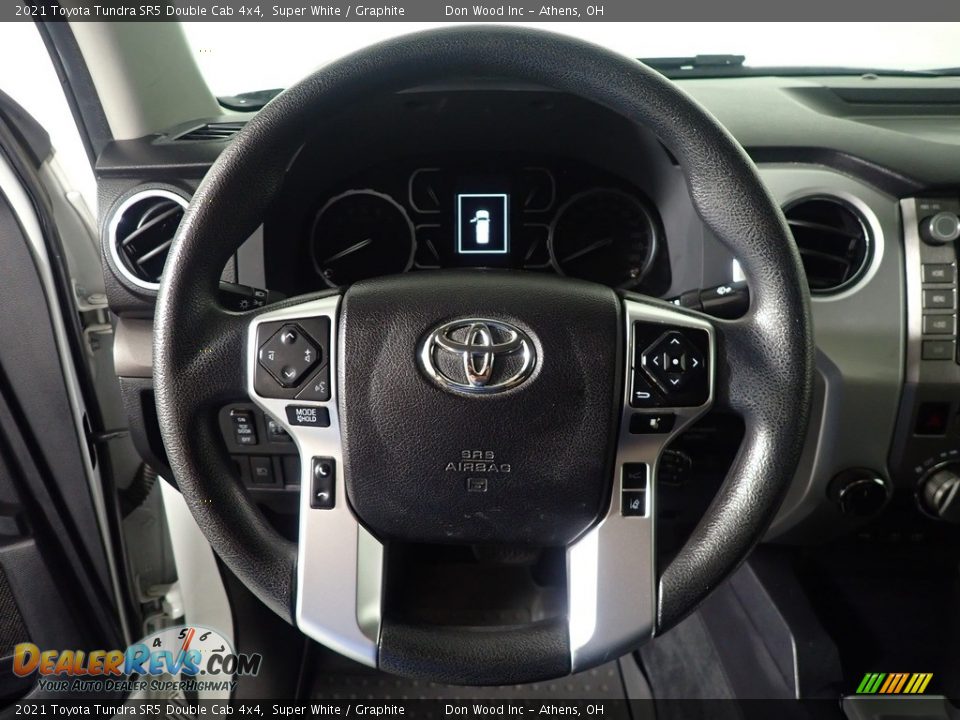 2021 Toyota Tundra SR5 Double Cab 4x4 Super White / Graphite Photo #19